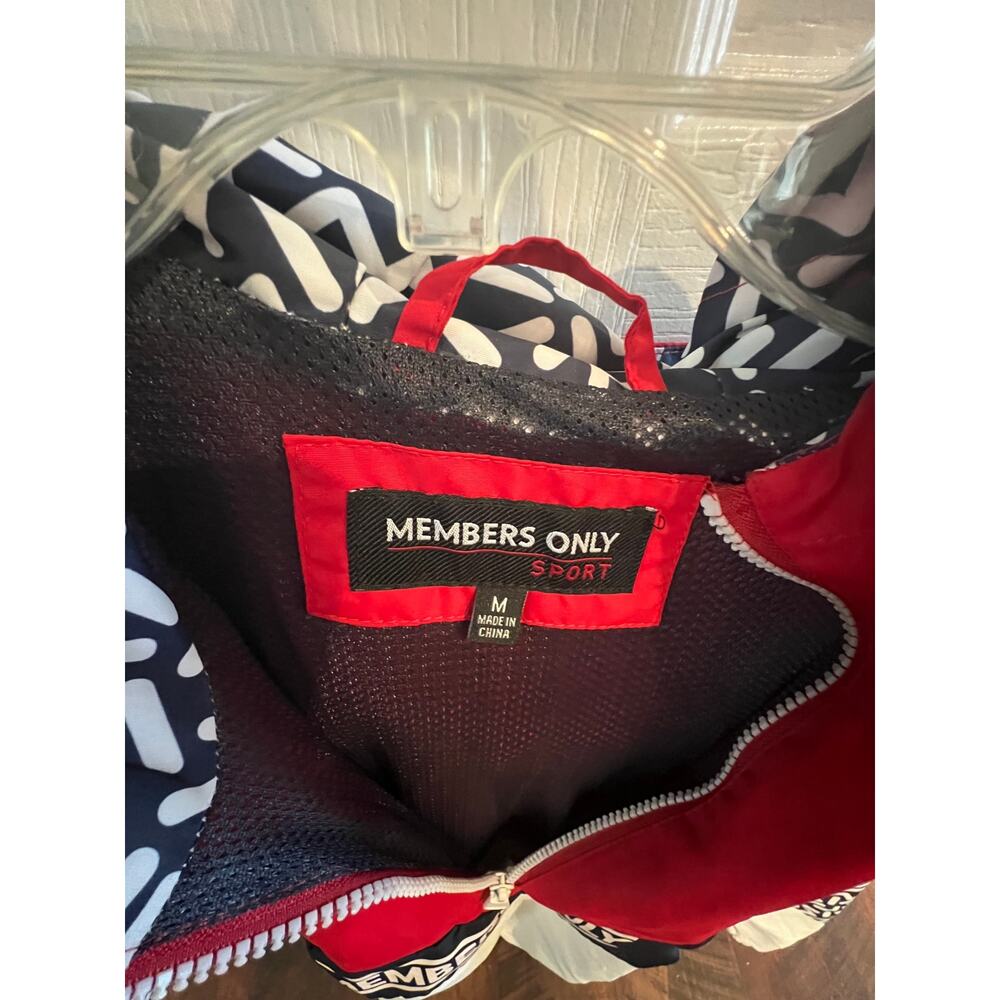 Members Only Pullover Wind Jacket Size M - image 2